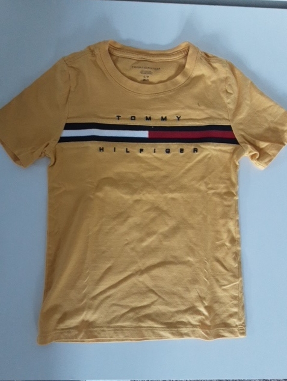 Tommy Hilfiger Kids Yellow Short-Sleeve Logo Tee